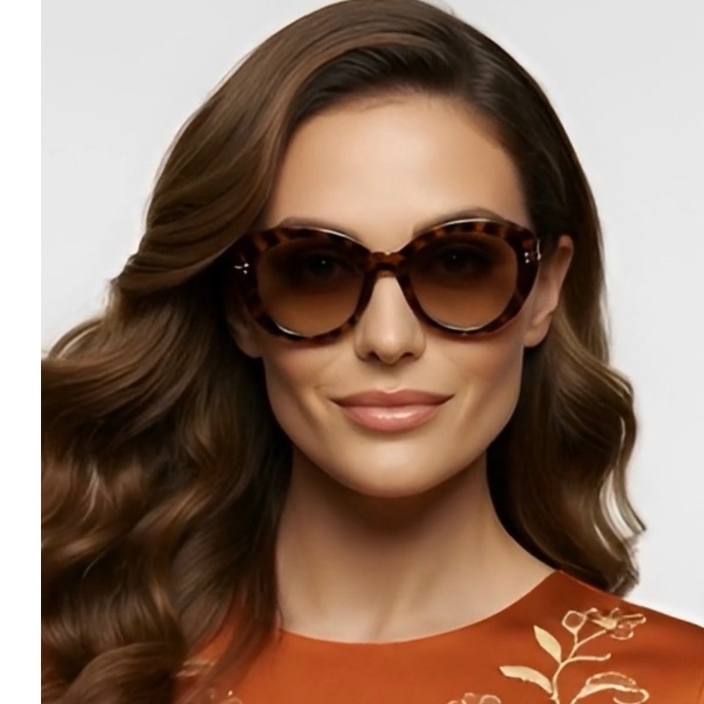 Women Sunglasses Brown Lens Summer, Vacation, Travel,‎ Classic, Elegant Eyewear